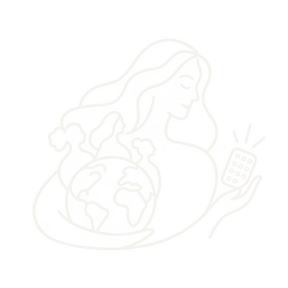 Editorial illustration representing Melinda French Gates.