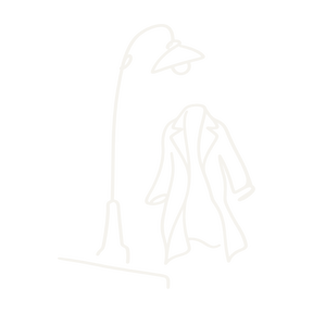 Continuous-line editorial illustration representing Assassination of Olof Palme.